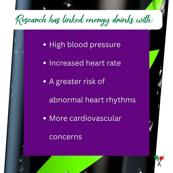 Energy drinks are associated with a number of health risks
