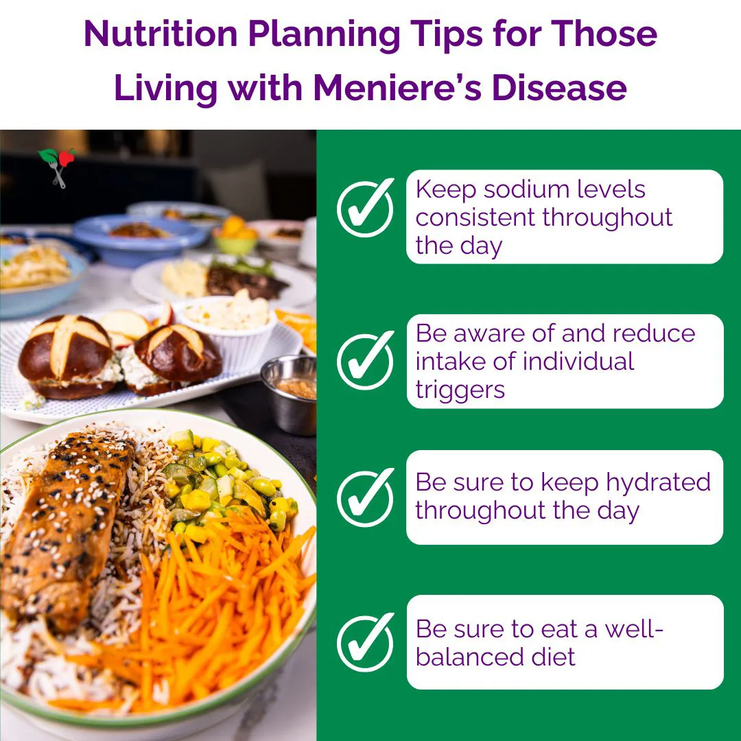 nutrition planning tips for those living with menieres