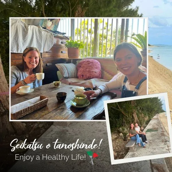 seitkatsu o tanoshinde in japanese translates to "enjoy a healthy life" in english