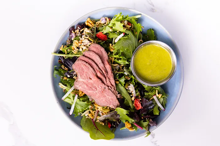 seattle sutton's healthy eating's strawberry walnut steak