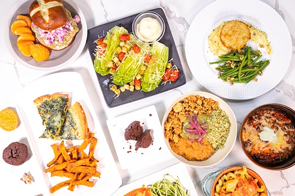 collage of colorful meals from seattle sutton's healthy eating